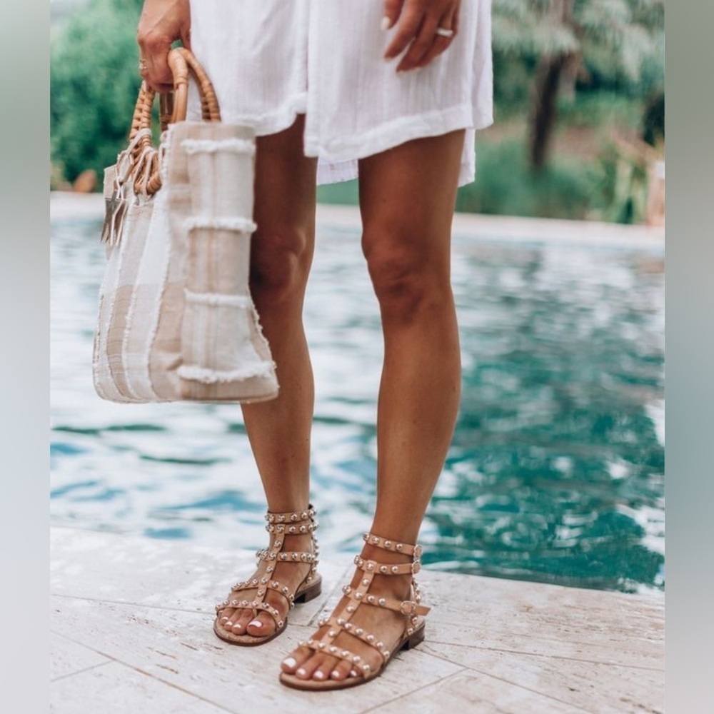 Circa Joan and David Strappy Brown Gladiator Sandals 8 1/2 - Picture 7 of 11